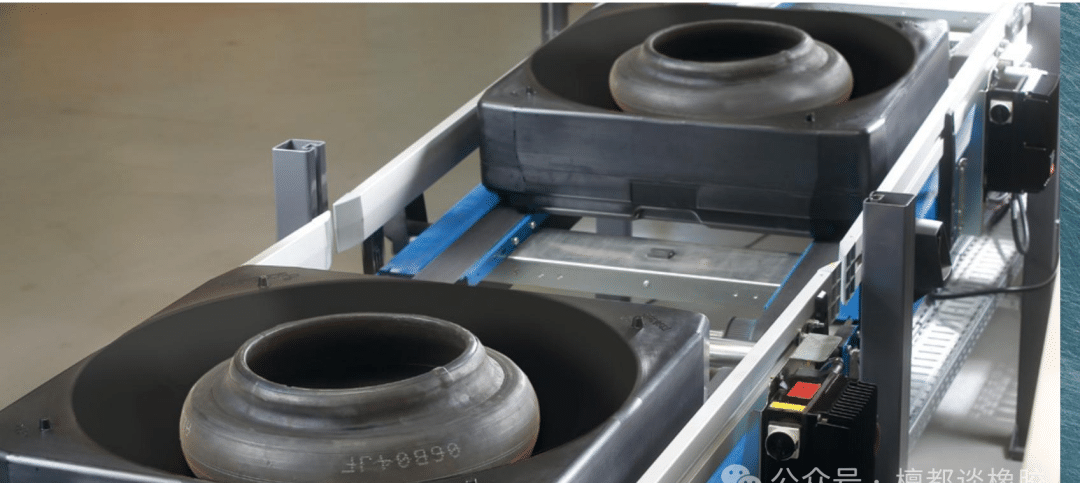 Green tire pallet conveyor 1